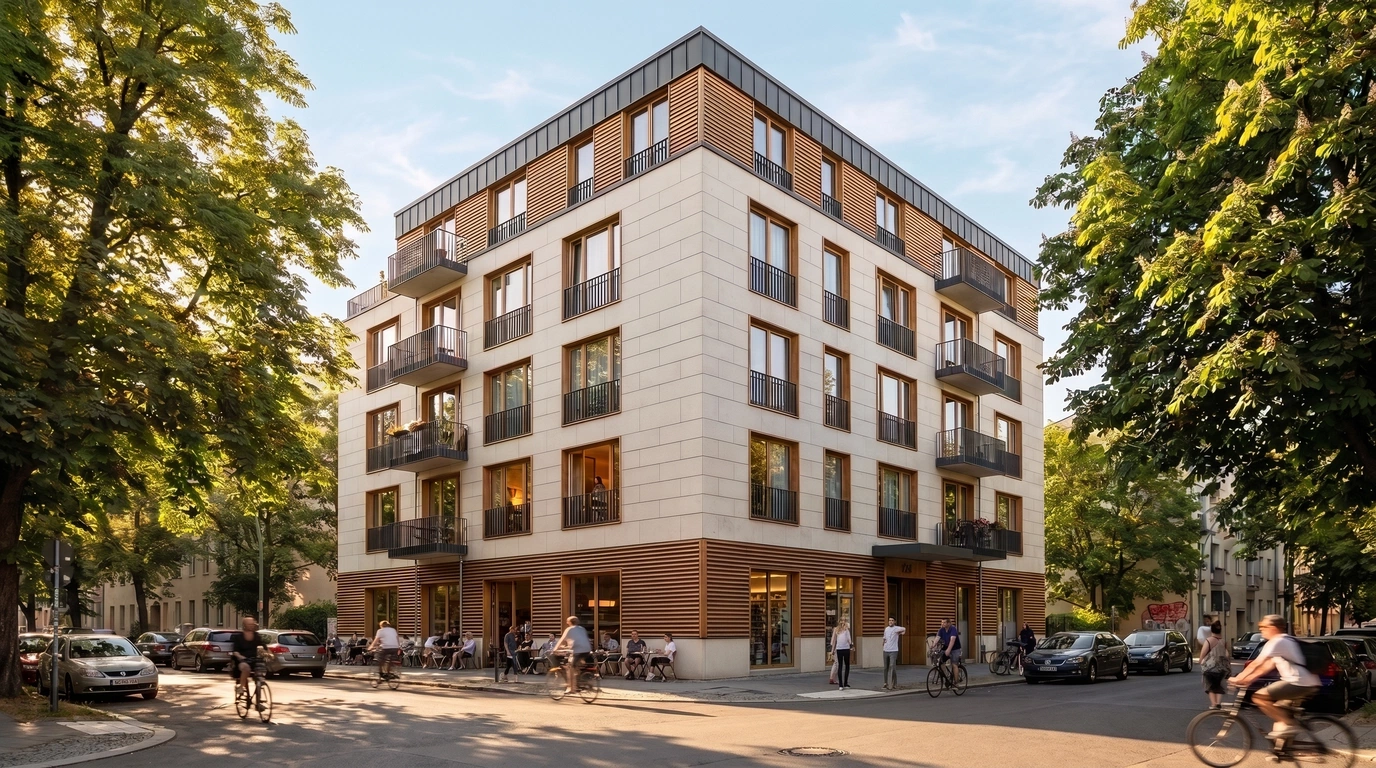 Berlin Weißensee – residential development perspective