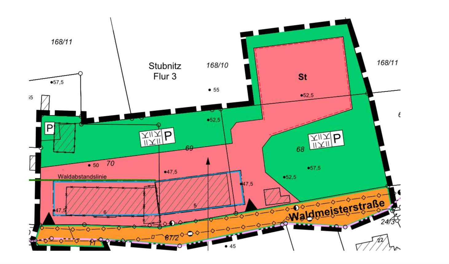 Waldmeisterstraße Sassnitz – Bebauungsplan