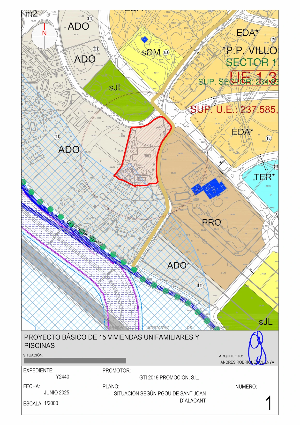 Alicante San Juan – site plan